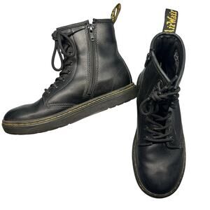 Doc Martens Boots Size 4 US M -Lace Up Side Zip Air Wair